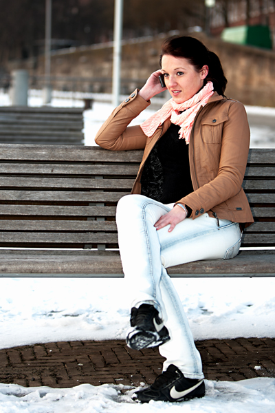 Testshoot mit einem Model