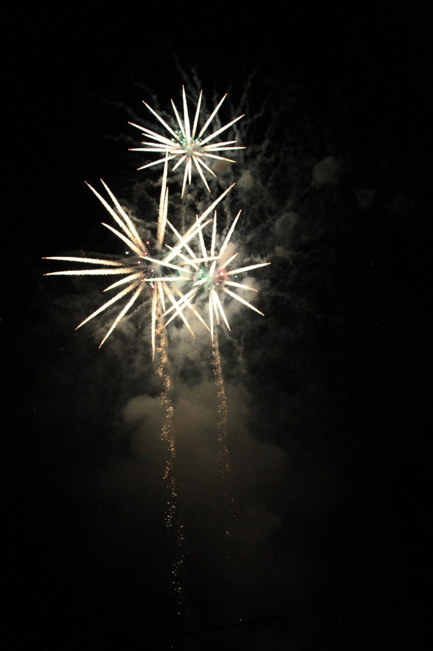 Feuerwerk am Aarburger Wasserfest 2010