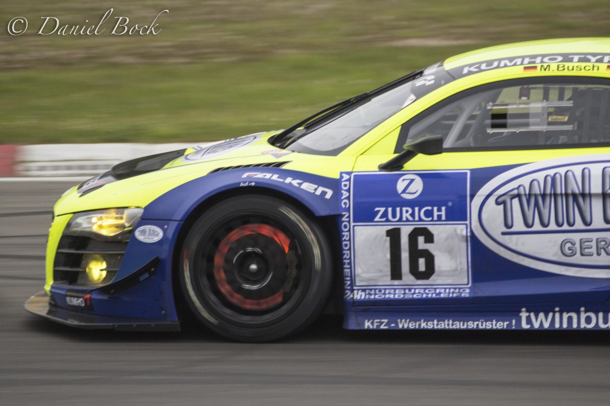 Glühende Bremsscheibe 24h Rennen Nürburgring