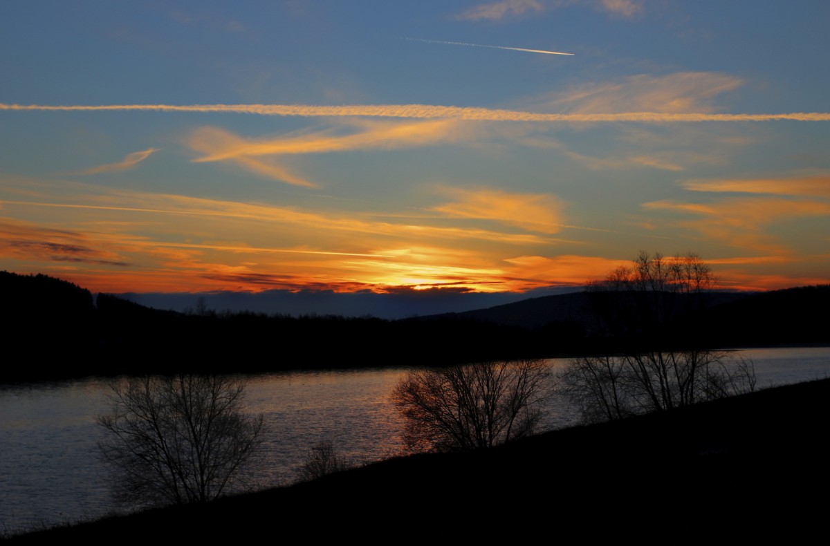 Kinzigtalsperre Sonnenuntergang