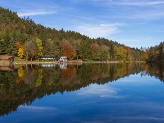 Der Obere See beim Alatsee (bei Füssen)