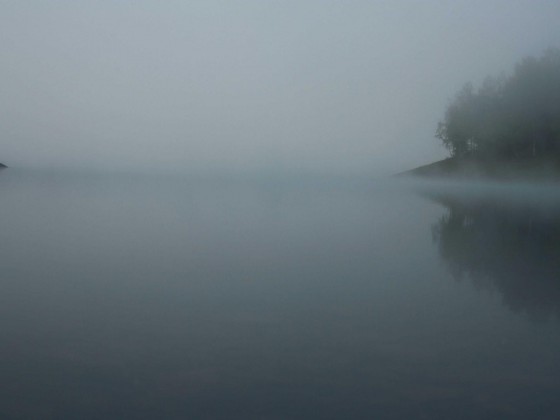 Ein Morgen an der Obernautalsperre