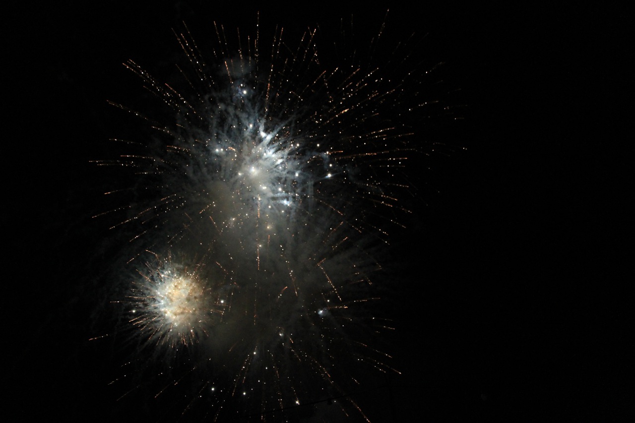 Feuerwerk am Aarburger Wasserfest 2010