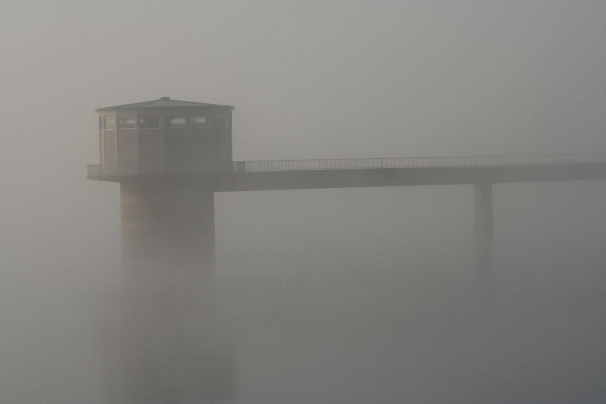 Ein Morgen an der Obernautalsperre