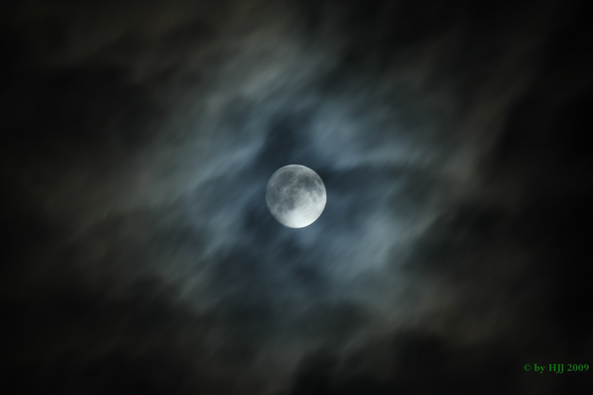 Mond am Halloween