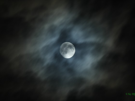 Mond am Halloween
