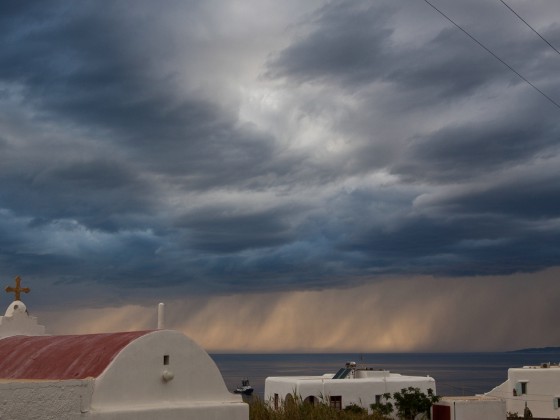 Himmel über Mykonos