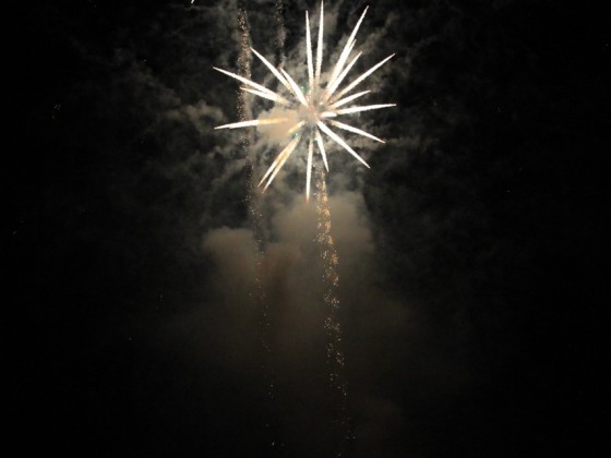 Feuerwerk am Aarburger Wasserfest 2010