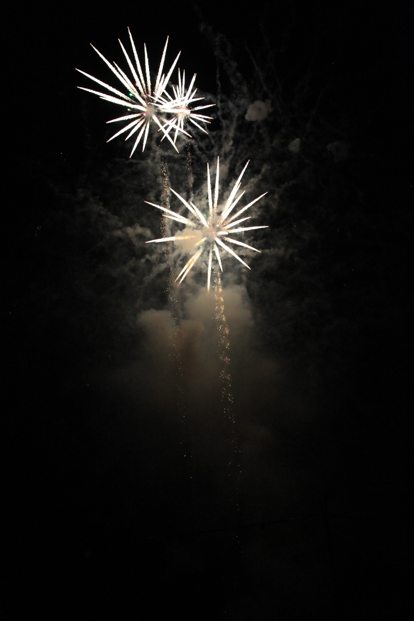 Feuerwerk am Aarburger Wasserfest 2010