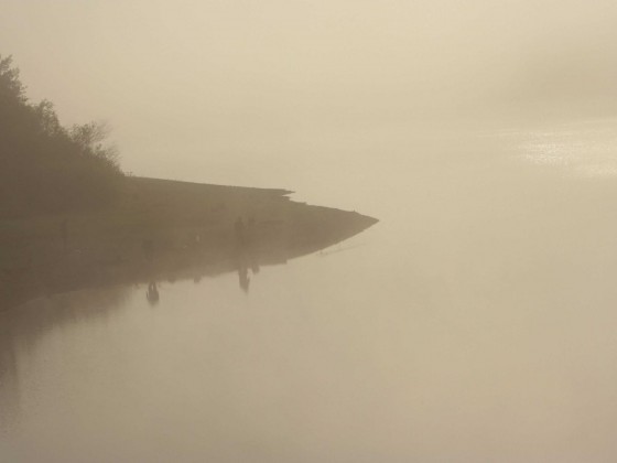 Ein Morgen an der Obernautalsperre