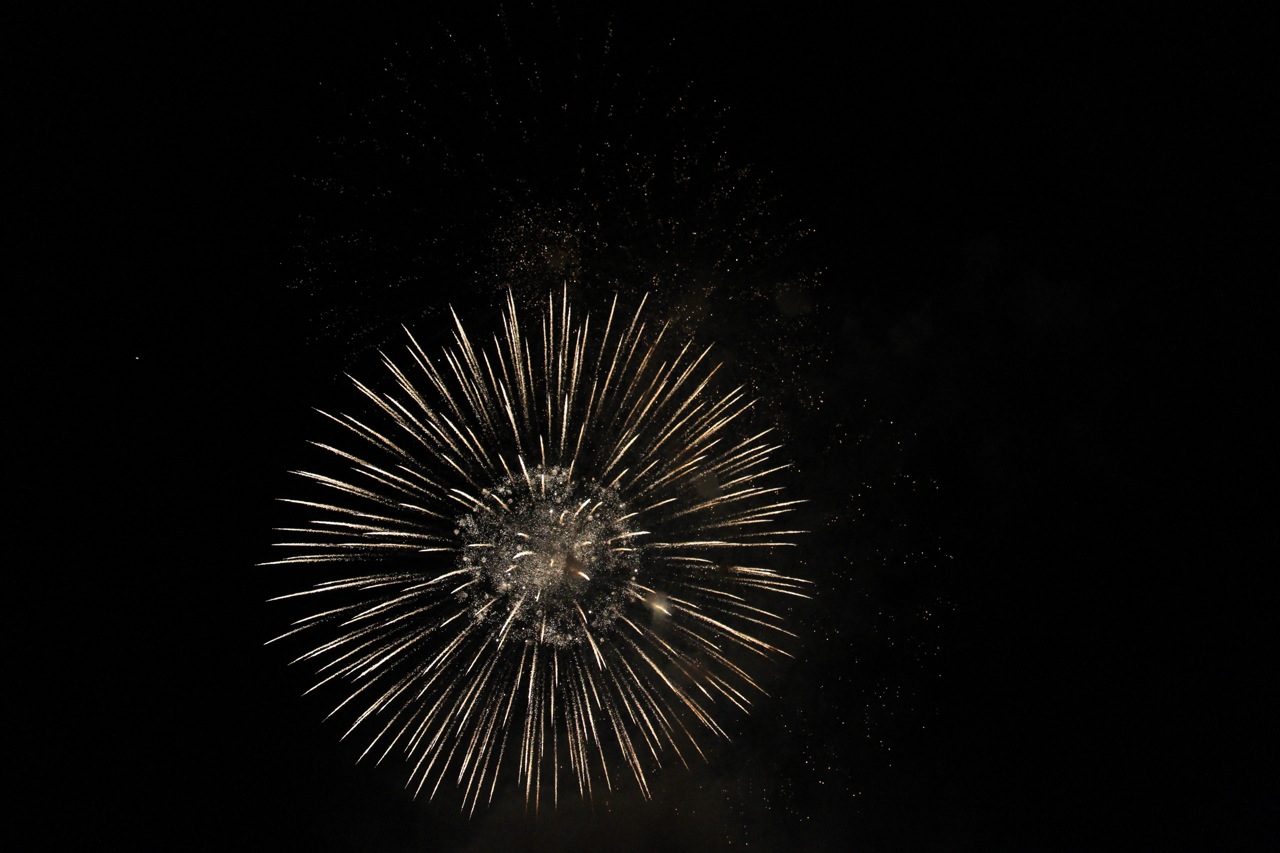 Feuerwerk am Aarburger Wasserfest 2010