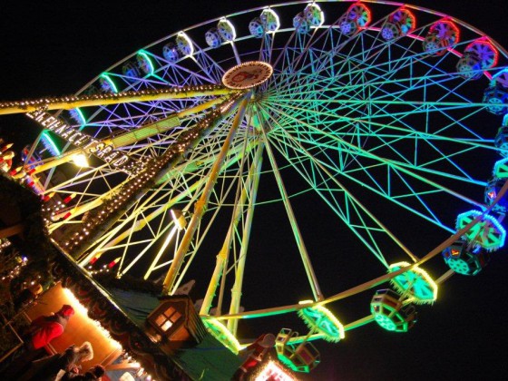 Riesenrad Weihnachtsmarkt Erfurt