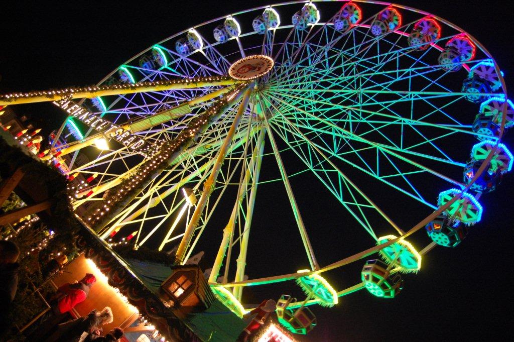 Riesenrad Weihnachtsmarkt Erfurt